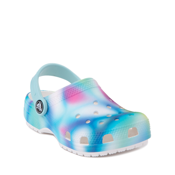 alternate view Crocs Classic Solarized Clog - Baby / Toddler - White / MulticolorALT5