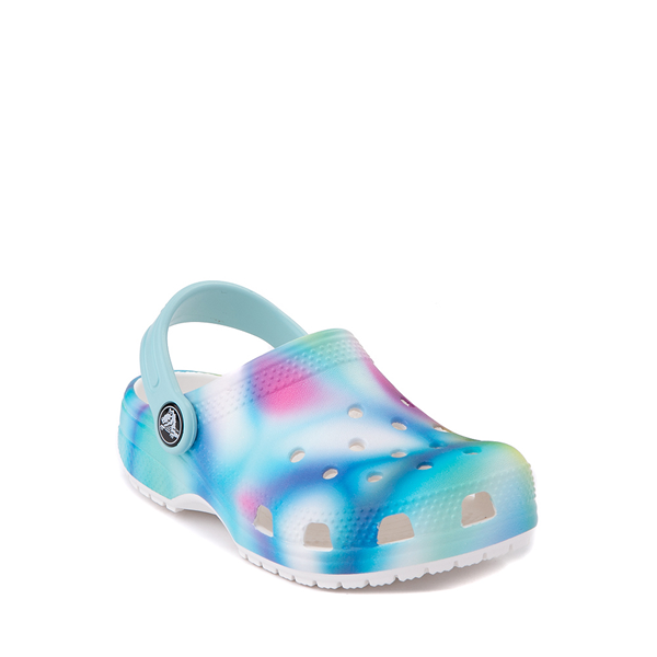 alternate view Crocs Classic Solarized Clog - Baby / Toddler - White / MulticolorALT5