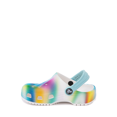 Alternate view of Crocs Classic Solarized Clog - Baby / Toddler - White / Multicolor