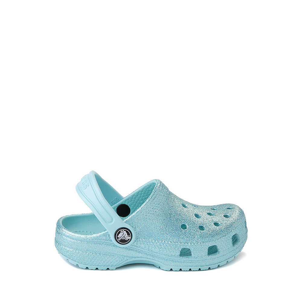Crocs Classic Glitter Clog - Baby / Toddler - Pure Water