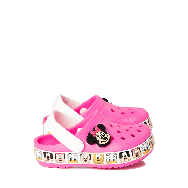 Main view of Crocs Fun Lab Disney Minnie Mouse Clog - Baby / Toddler - Electric Pink
