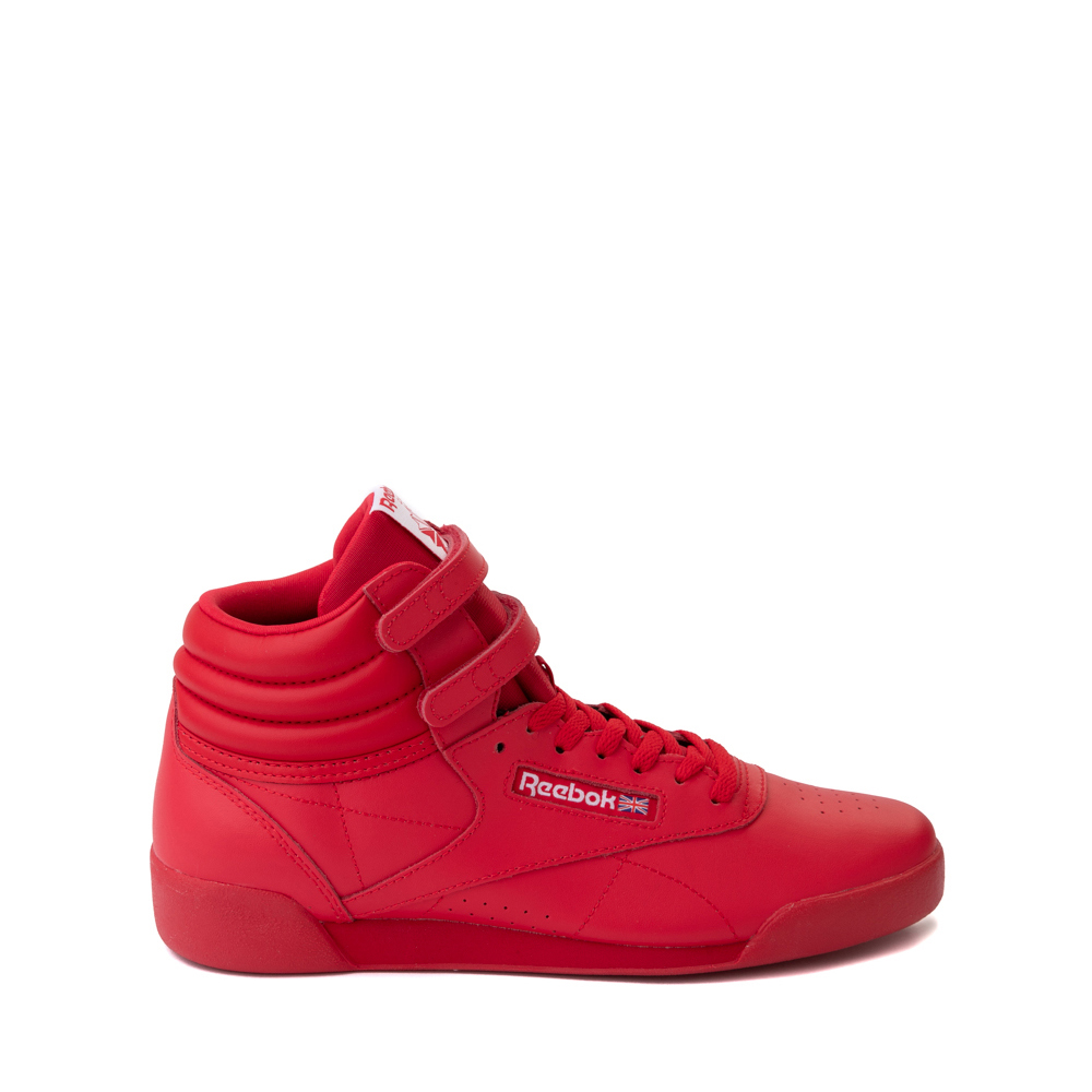 Reebok Freestyle Hi Athletic Shoe - Big Kid - Red Monochrome