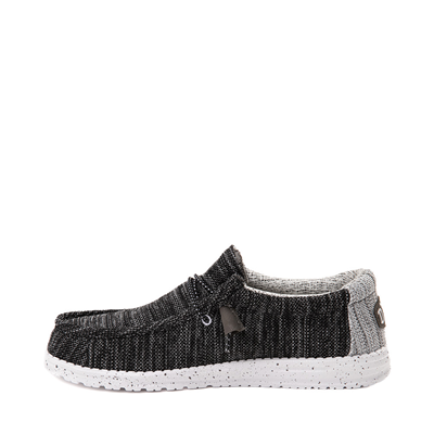 Alternate view of Mens Hey Dude Wally Stretch Casual Shoe - Meteorite