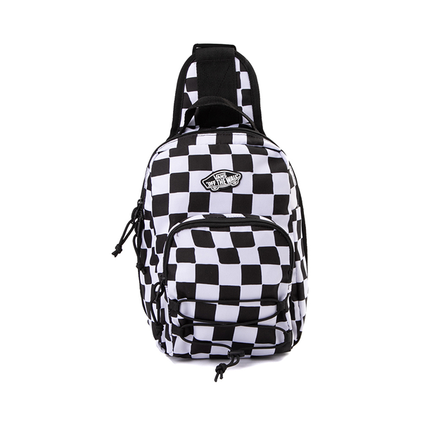 Main view of Vans Sprinter Checkerboard Sling Bag - Black / White