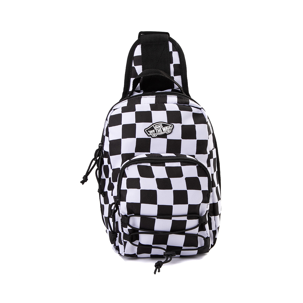 Vans Sprinter Checkerboard Sling Bag - Black / White