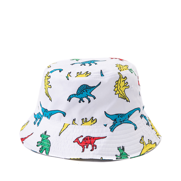Dinosaur Bucket Hat - White