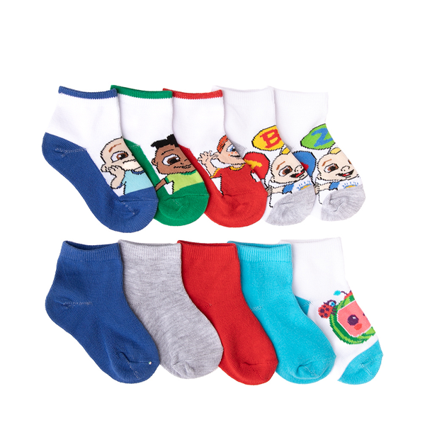 Main view of Cocomelon Footies 10 Pack - Toddler - White / Multicolor