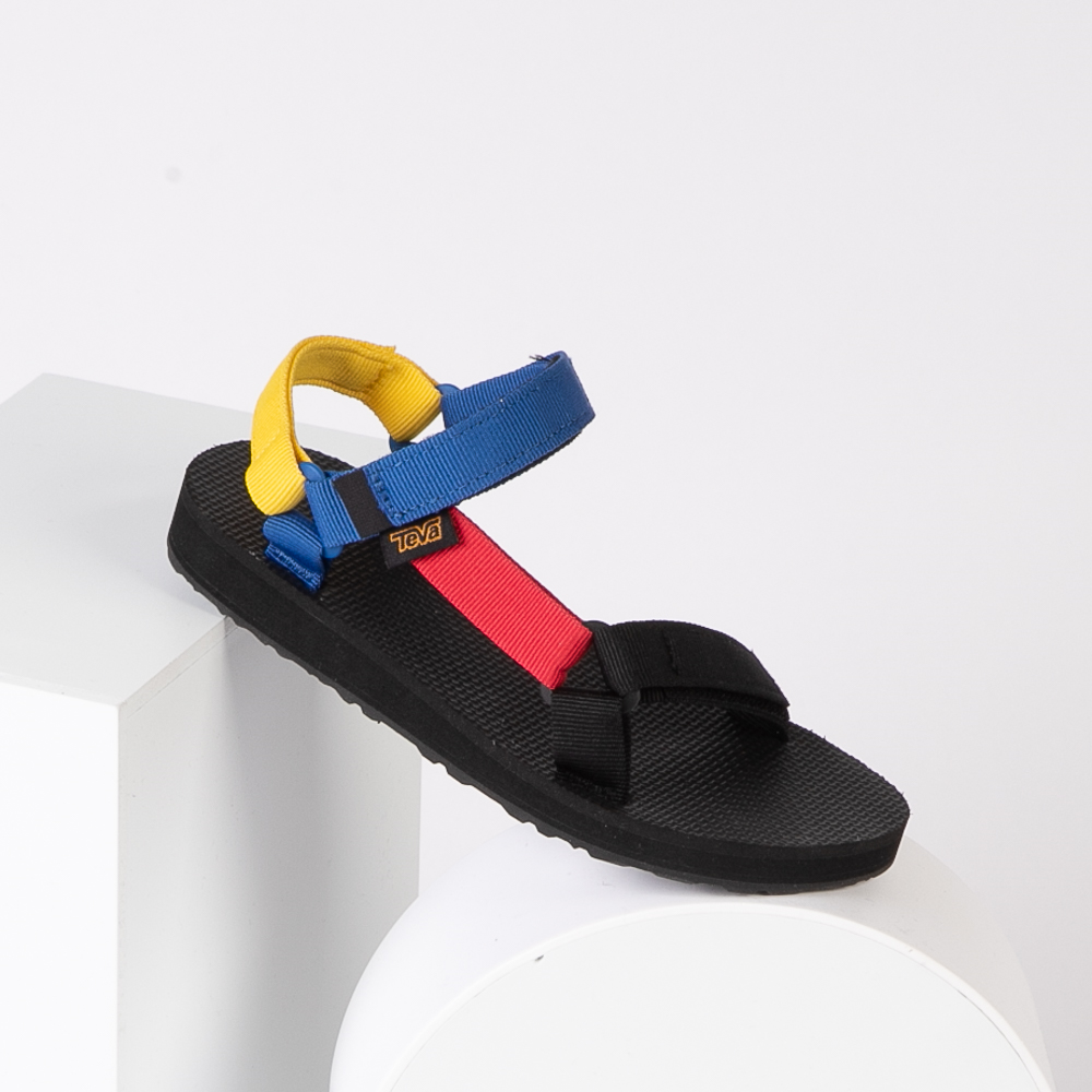 hente navigation Vej Teva Original Universal Sandal - Little Kid / Big Kid - Bright Color-Block  | Journeys