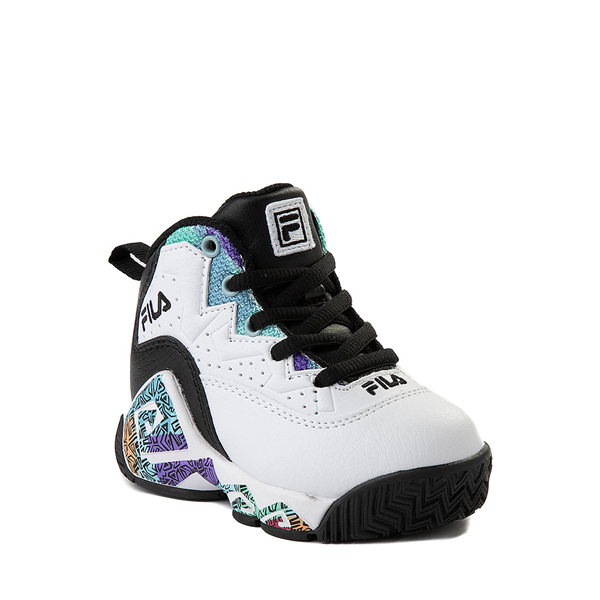 alternate view Fila MB '90s Athletic Shoe - Baby / Toddler - White / MulticolorALT5