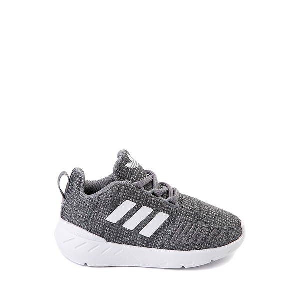 Main view of adidas Swift Run 22 Athletic Shoe - Baby / Toddler - Gray / Cloud White