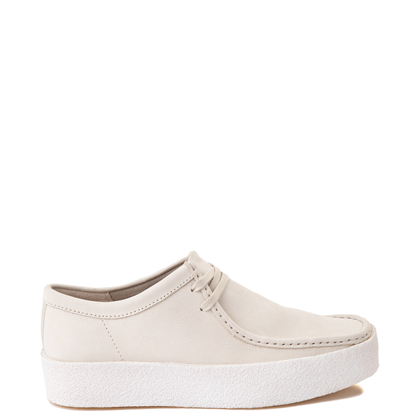 Main view of Mens Clarks Wallabee Cup Casual Shoe - White