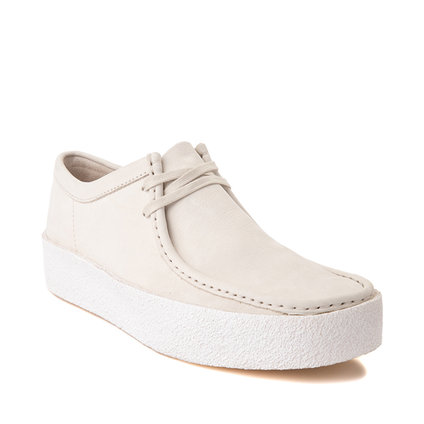 alternate view Mens Clarks Wallabee Cup Casual Shoe - WhiteALT5