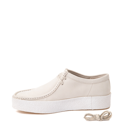 Alternate view of Mens Clarks Wallabee Cup Casual Shoe - White