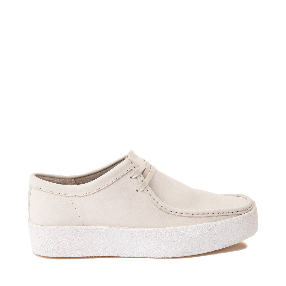 Mens Clarks Wallabee Cup Casual Shoe - White