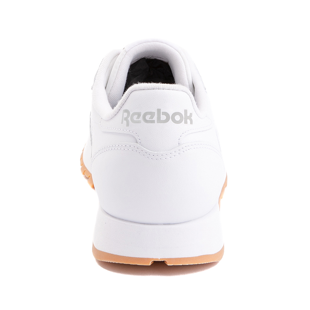 Mens Reebok Classic Leather Athletic Shoe - White / Gum | Journeys