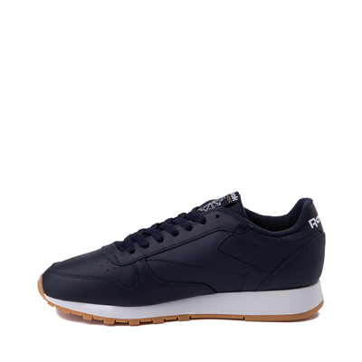 Alternate view of Mens Reebok Classic Leather Athletic Shoe - Navy / Gum