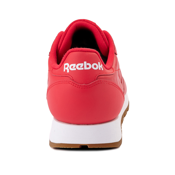 alternate view Mens Reebok Classic Leather Athletic Shoe - Red / GumALT4