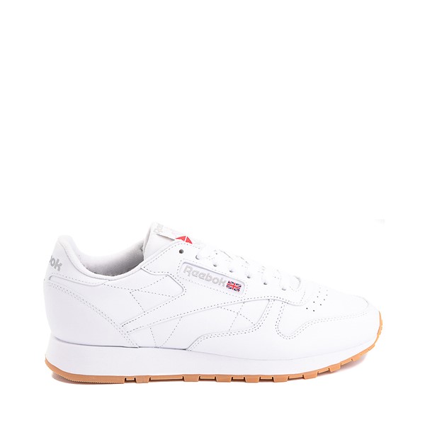 Womens Reebok Classic Leather Athletic Shoe - White / Gum