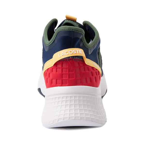 alternate view Mens Lacoste Court Drive Athletic Shoe - Navy / MulticolorALT4