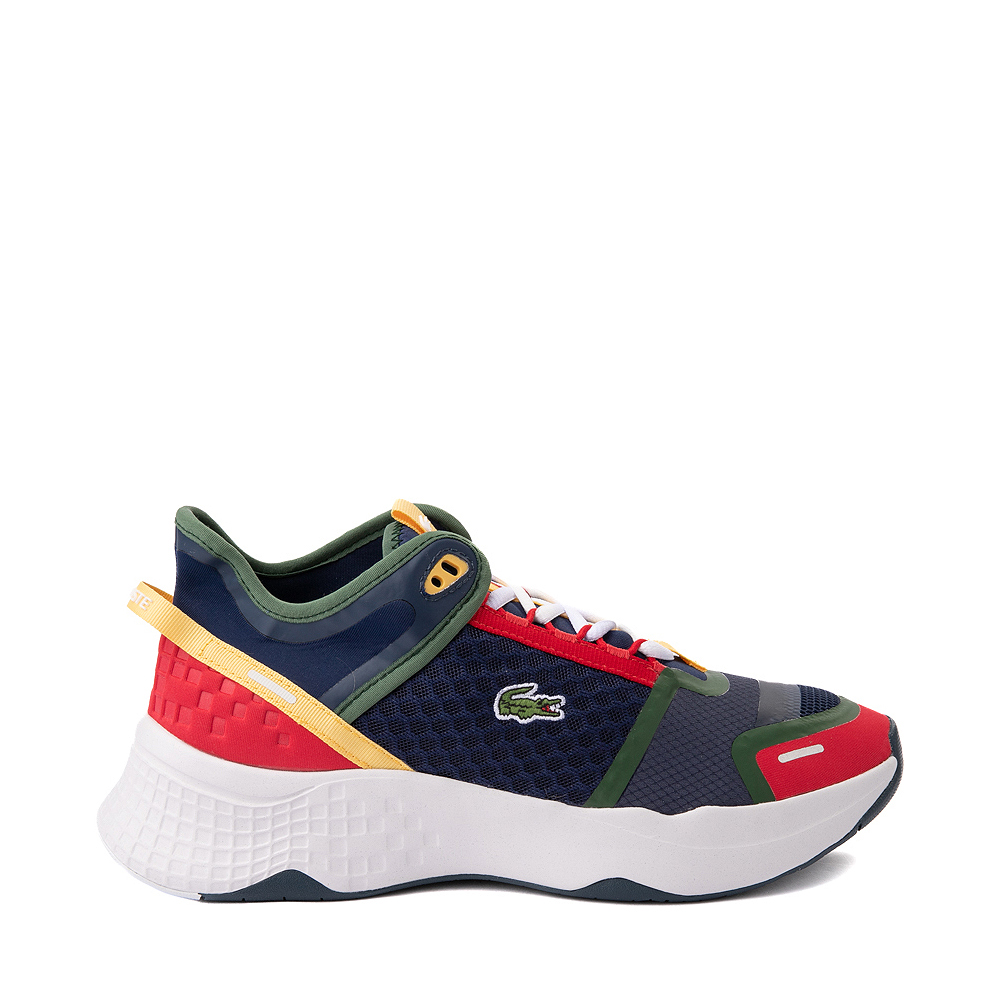 Mens Lacoste Court Drive Athletic Shoe - Navy / Multicolor