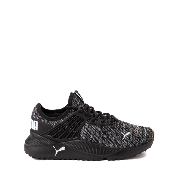 Main view of PUMA Pacer Future Double Knit Athletic Shoe - Big Kid - Black