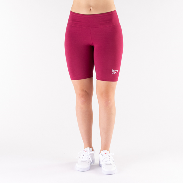 Womens Reebok Identity Fitted Shorts - Punch Berry