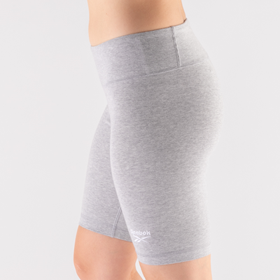Alternate view of Womens Reebok Identity Fitted Shorts - Heather Gray
