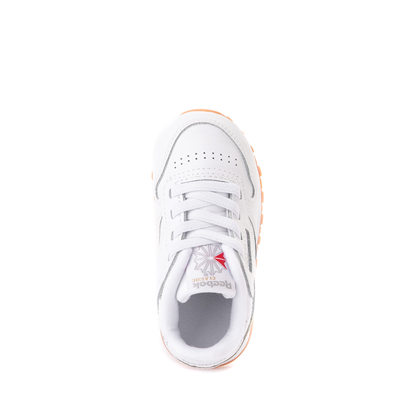 alternate view Reebok Classic Leather Athletic Shoe - Baby / Toddler - WhiteALT2