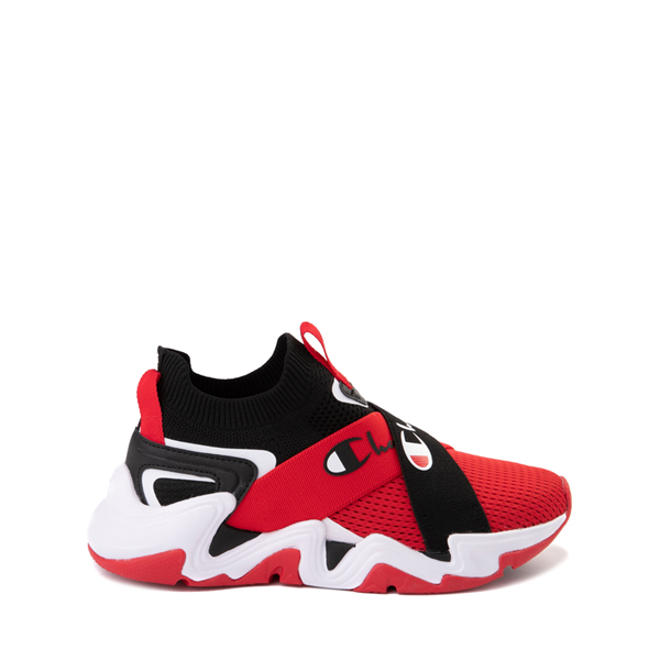 Main view of Champion Hyper Cross Low Athletic Shoe - Big Kid - Black / Red