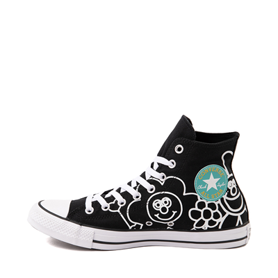 Alternate view of Converse Chuck Taylor All Star Hi Sneaker - Black / Floral Joy