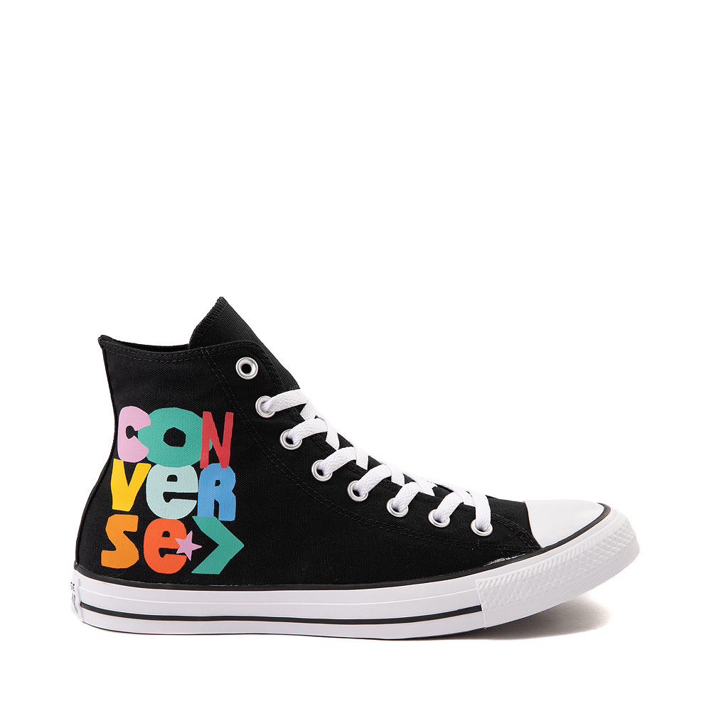 binnenvallen Ambassade Cokes Converse Chuck Taylor All Star Hi Sneaker - Black / Floral Joy | Journeys
