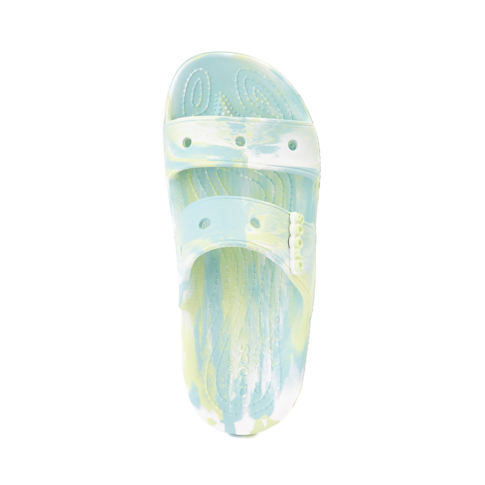 sin Authentication When Crocs Classic Slide Sandal - Marbled Pure Water | Journeys
