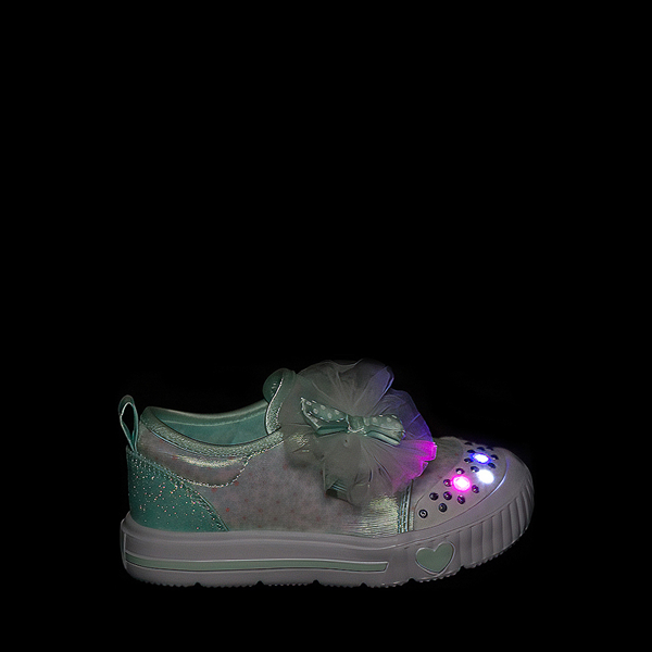 alternate view Skechers Twinkle Toes Twinkle Flex Daisy Joy Sneaker - Toddler - MintALT1
