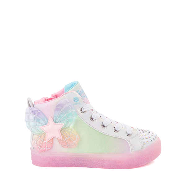 Main view of Skechers Twinkle Toes Shuffle Brights Star Dazzler Sneaker - Little Kid - Pastel Multicolor