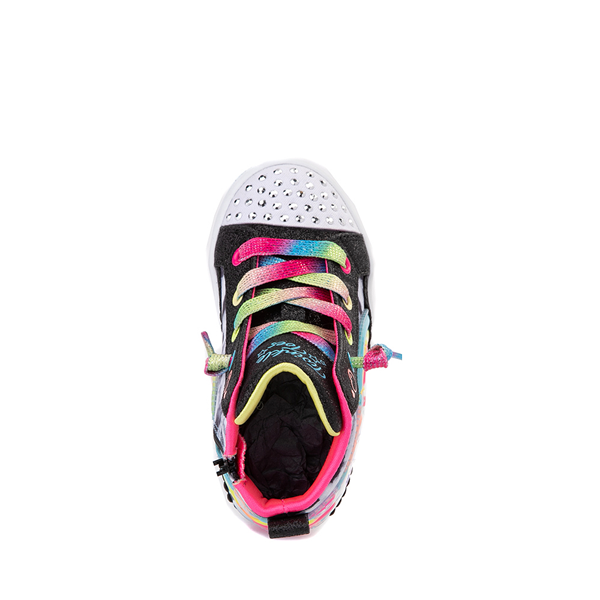 alternate view Skechers Twinkle Toes Twi-Lites Rainbow Burst Sneaker - Toddler - BlackALT2