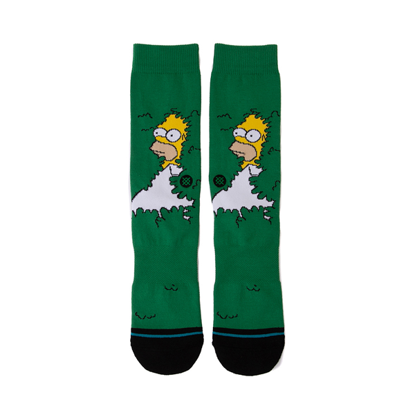 Main view of Mens Stance x The Simpsons Homer Simpson Crew Socks - Green