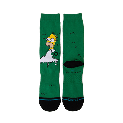 Alternate view of Mens Stance x The Simpsons Homer Simpson Crew Socks - Green