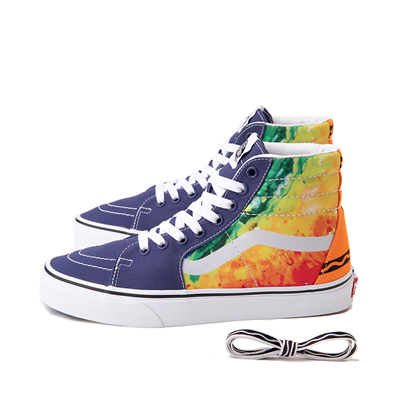 Alternate view of Vans x Crayola Sk8 Hi Mash Up Melt Skate Shoe - Multicolor