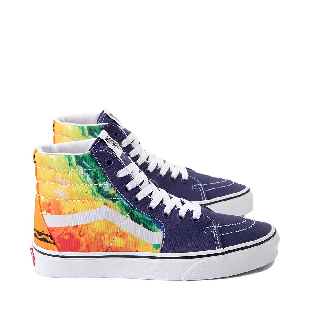 Vans x Crayola Sk8-Hi Mash Up Melt Skate Shoe - Multicolor