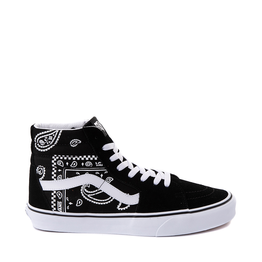 Vans Sk8-Hi Peace Paisley Skate Shoe - Black