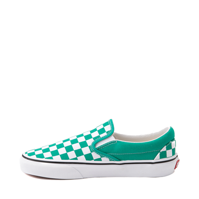 Alternate view of Vans Slip On Checkerboard Skate Shoe - Pepper Green