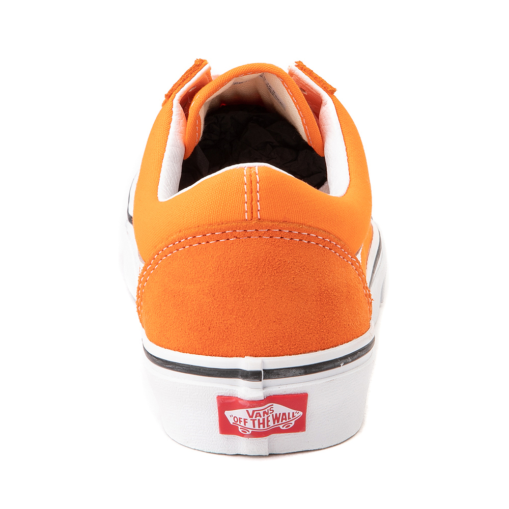 Vans orange cheap et noir