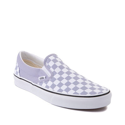 lavender vans checkerboard