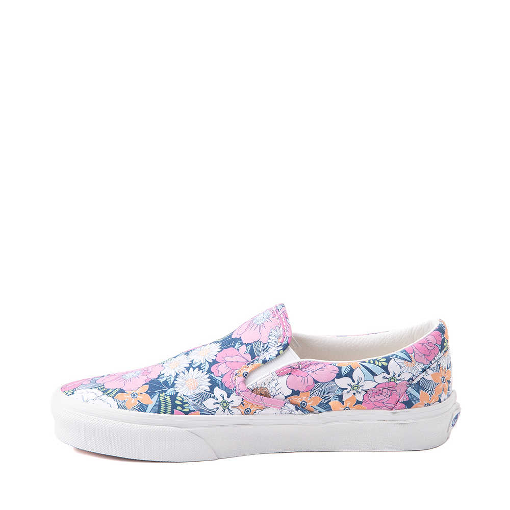 Vans Slip-On Skate Shoe - White / Retro Floral | Journeys
