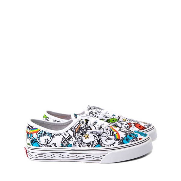 Main view of Vans x Crayola Authentic DIY Sketch Your Way Skate Shoe - Little Kid - White