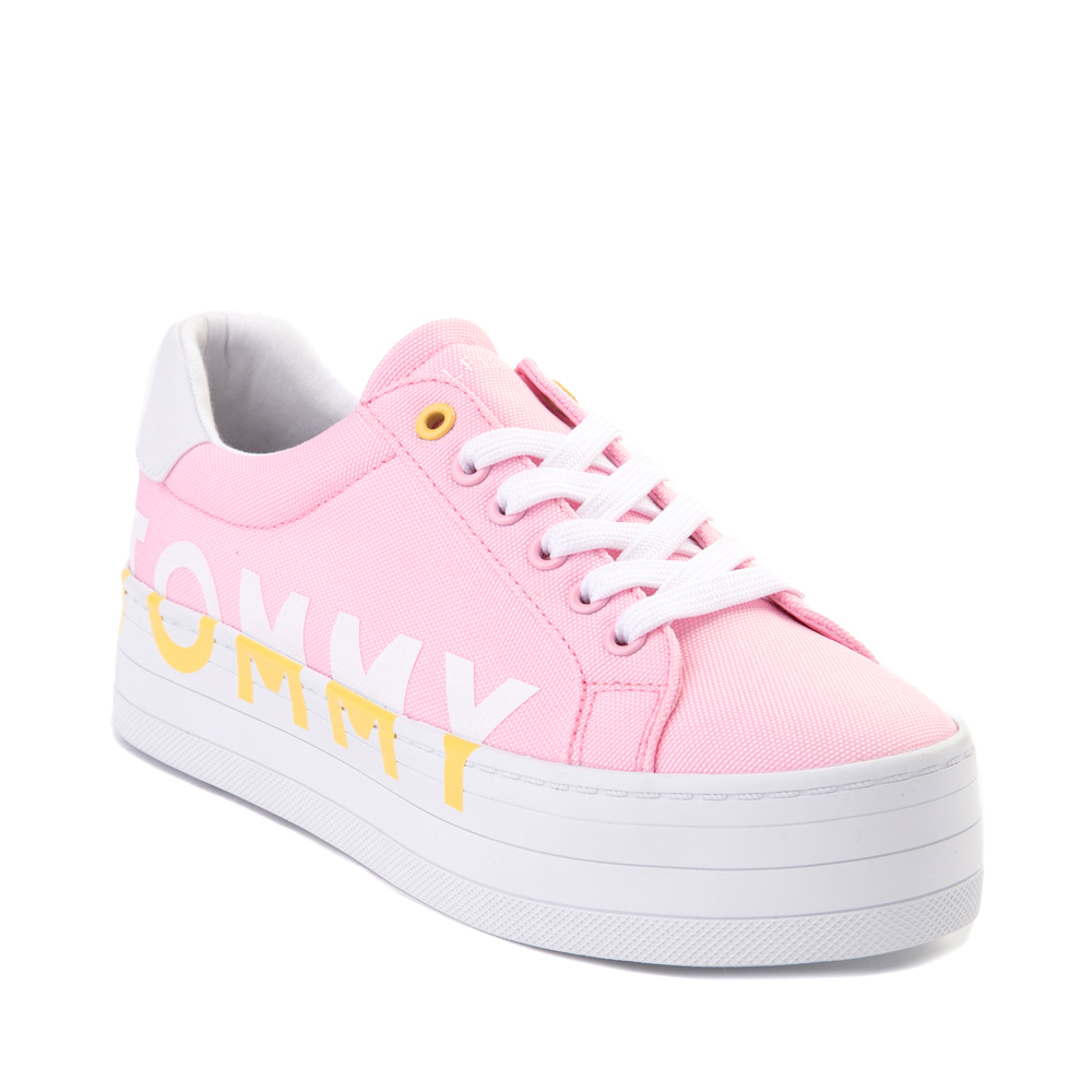 Tommy Hilfiger Canvas Trainers in Pink Womens Shoes Trainers Low-top trainers 
