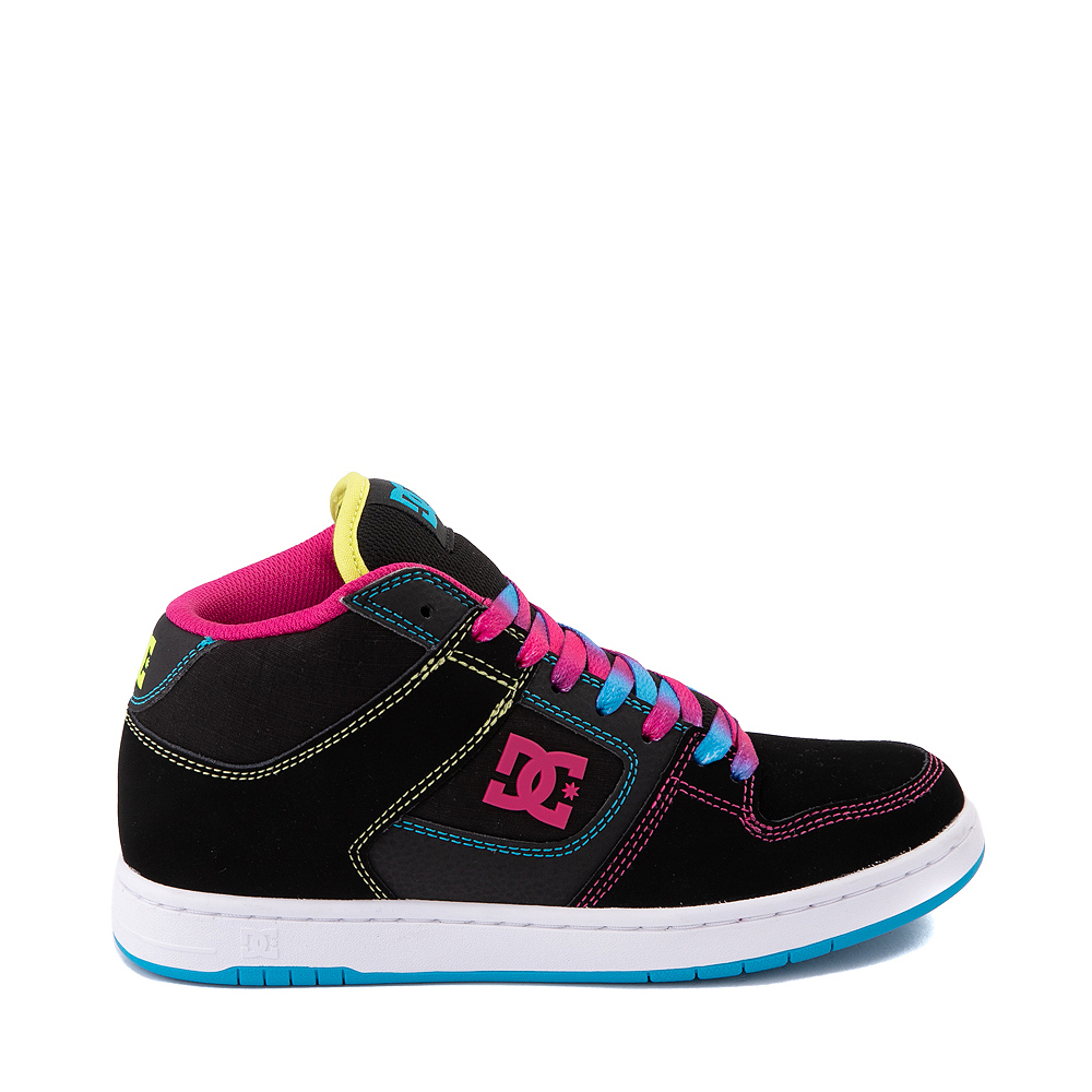 Womens DC Manteca 4 Hi Skate Shoe - Black / Neon Multicolor