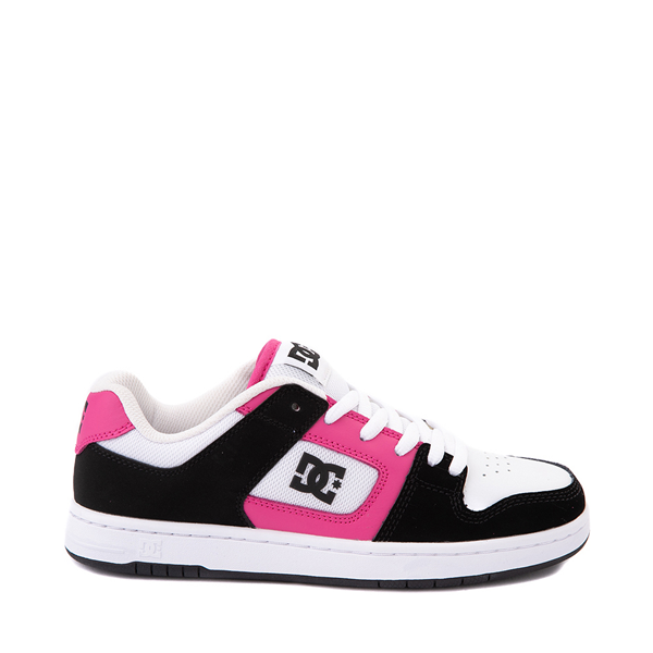 Main view of Womens DC Manteca 4 Skate Shoe - Black / White / Pink