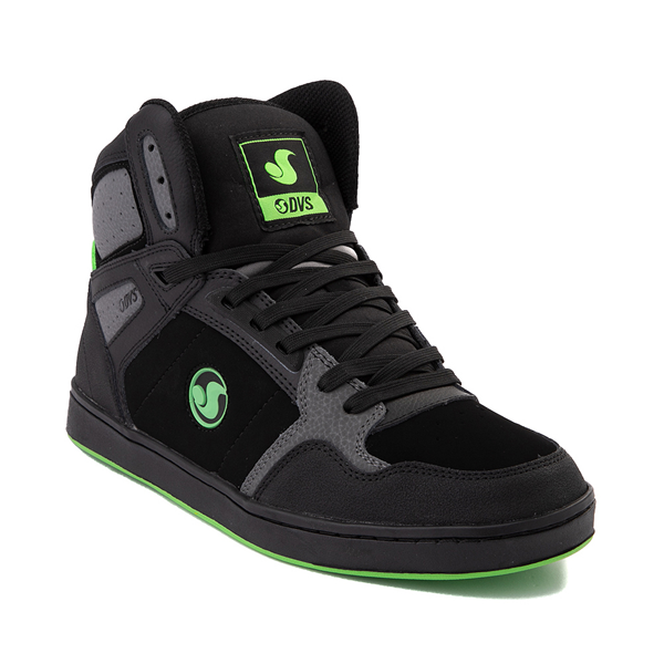 alternate view Mens DVS Honcho Skate Shoe - Black / Charcoal / LimeALT5