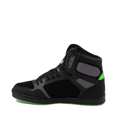 Alternate view of Mens DVS Honcho Skate Shoe - Black / Charcoal / Lime